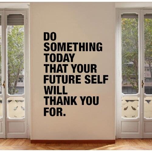 Creative Gym Motivation Sentences Vinyl Wall Stickers Decor For Bedroom For Gym Decoration Decal Sticker Mural