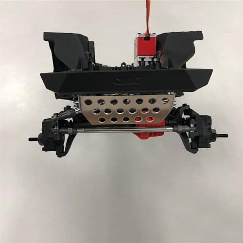 Metal RC Front Guard Axle Protective Plates Bottom Chassis Armor for Axial SCX10 III AXI03007 Jeep Wrangler RC Car Upgrade Parts
