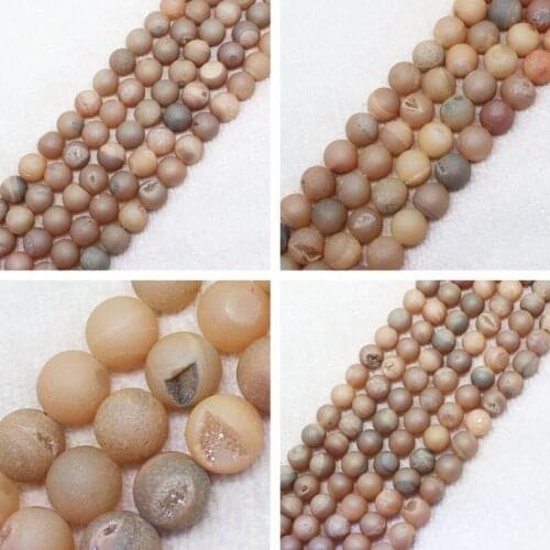 Wholesale Champagne agates, Smile agates 8-14mm Round Beads,For DIYJewelry making!We provide mixed wholesale for all items