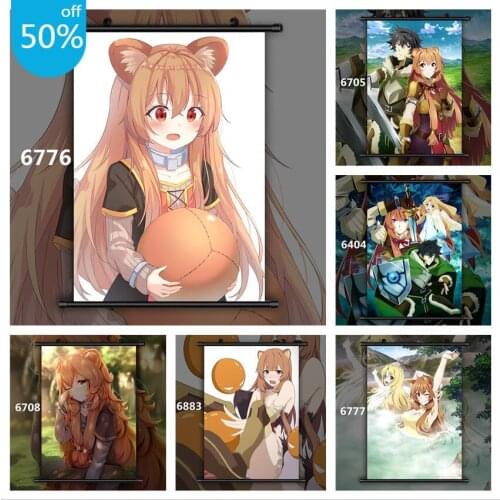 Tate No Yuusha No Nariagari Anime Retro Poster Anime Posters Canvas Painting Wall Decor Wall Art Picture Room Decor Home Decor