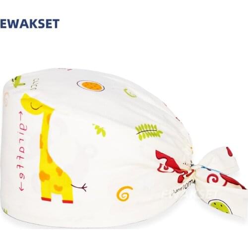 Unisex Adjustable Working Scrub Cap Dental beauty Health service worker Nursing cap lab Scrub hat High quality cotton