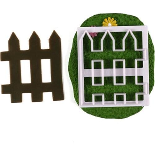 DIY Fence stainless steel mold fondant baking tools Cookie Tools cake decoration tools Valentines Day Easter