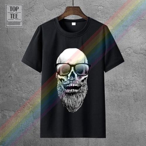 Create Your Own Shirt Printed T Shirts Gs Eagle MenS Skull With Beard And Sunglasses Hipster Graphic T Shirt