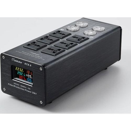 Audio Special Power Filter Purifier filter protection power Lightning Protection Row Plug Audio Socket Power AC220V 50/60Hz 15A