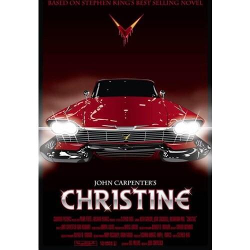 Lot style Choose Christine 1983 Classic Movie Art print Silk poster Home Wall Decor