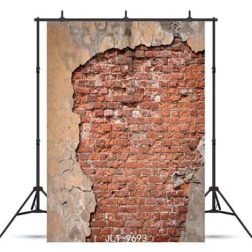 Vinyl Photography Background Vintage Grunge Brick Wall for Child Baby Shower New Born Portrait Customized Backdrop Photocall
