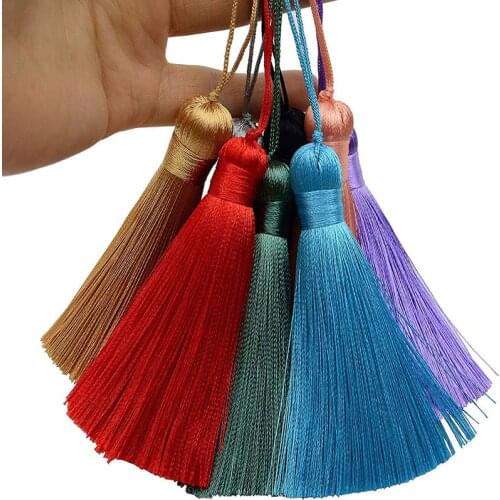 10pcs Polyester Silk tassels Handmade Hanging Tassels for crafts for Jewelry Making DIY Home Decor Sewing Curtains Accessories