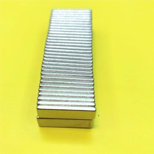 20pcs/lot F 20x6x2 N52 Strong mm Square NdFeB Rare Earth Magnet 20*6*2 Neodymium Magnets 20 x 6 x 2