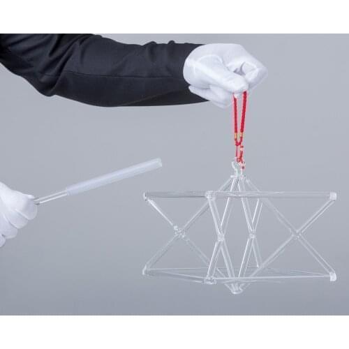 7" Optically Clear Quartz Crystal Singing Merkaba Pyramid Crystal Singing Pyramid