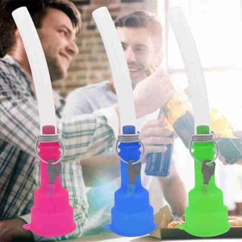 1Pc Cans Beer Snorkel Straw Beer Bong Funnel Slammer Beer Snorkel Drinking Beer Game Games Bar Tools Festivals Party Dispenser