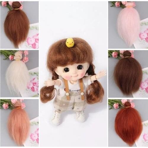 Humanoid Doll Accessories Multicolor Mohair DIY Doll Head 100cm High Quality Wig 1/6 1/8 BJD SD Doll Accessories