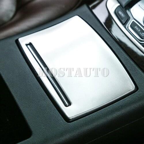 For Audi A6 S6 Interior Console Water Cup Holder Panel Trim Cover 2012-2018 1pcs Car Accessories Interior Car Decor Car Trim