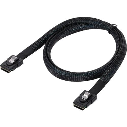 50cm 1M Internal Mini SAS 36Pin SFF-8087 to Mini SAS 36pin SFF-8087 Server Hard Disk Raid Data Cable For Controller to Backplane