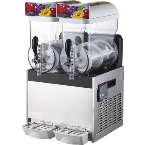 Commercial snow melt machine stainless steel snow mud machine juice smoothie machine snow paste machine double cylinder