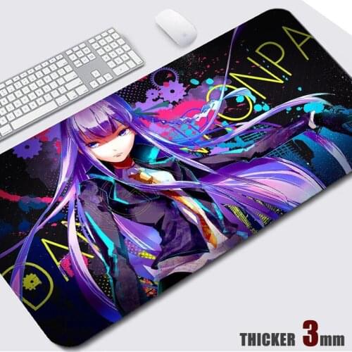 Mouse Pad Danganronpa Computer Laptop Anime Mouse Mat Large Rubber Mousepad Office Gamers Desk Mat Accessories