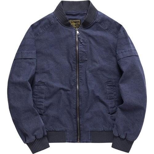 Spring Autumn Bomber Jacket Men Korean Fashion Military Baseball Jacket Jaqueta Masculina Casual Coat Men Large Size M-5XL