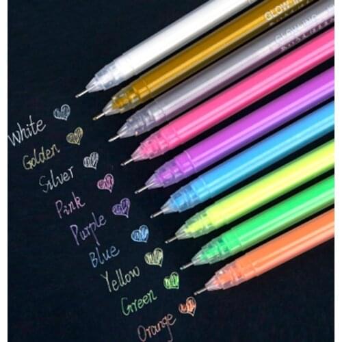 9 neutral water chalk high gloss pastel pen hand account book graffiti hand-painted DIY photo album pen unisex pen gift