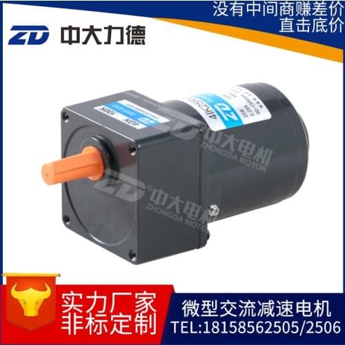 25W40W60W miniature small AC speed gear reduction gear motor