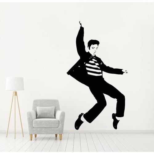 Fashion Dance Wall Stickers Rock and Roll Music Cool Dancing Pose Vinyl Art Window Door Decal Nursery Teen Room Decor Mural Z825