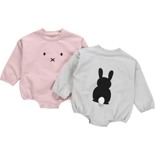Monkey Box Bodysuit With Long Sleeves For Babies