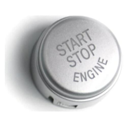 Car One-Key Start Button Cover Trim Stop Switch Accessories Black Choose Silver Key Red Color Decor For BMW Fit Blue Can P0M6