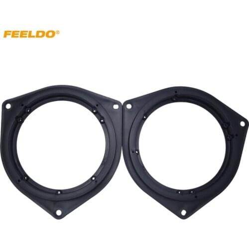 FEELDO 1pair Car Speaker Spacer Horn Pad Mounts Mat For Toyota Corolla/Reiz/RAV4/Crown/Vios/Yaris/E'Z/Levin Venza/Highlander