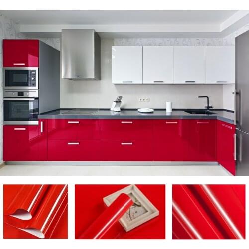 PVC Waterproof Self Adhesive Pearlescent sticker For Bathroom Kitchen Door Cabinet Table Furniture Decor PVC Vinyl Film Stickers