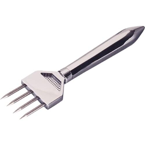 Heavy Ice Pick Stainless Steel for Kitchen Tool, Bartender, Restaurant, Picnics, Camping, Japanese Style Ice Crushers (4 Spike)