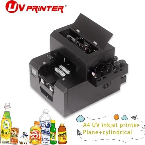 A4 size UV printer automatic multi-function small infrared automatic height measurement for plastic/leather/silicone/glass