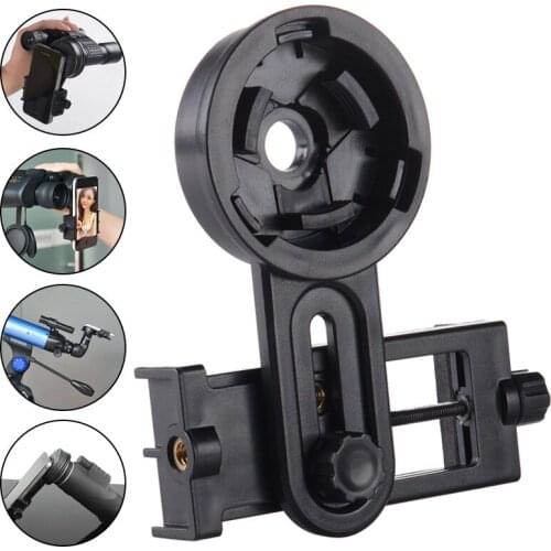 Universal Cell Phone Quick Photography Adapter Mount Holder Clip Bracket for Binocular Telescope Phone and Telescope Connection