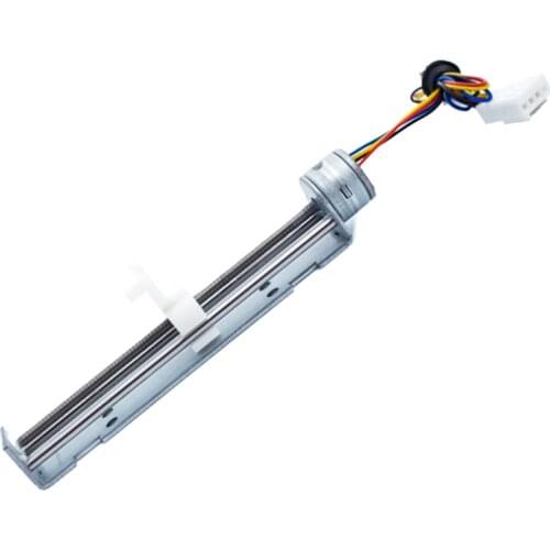 WSFS Hot 12V Stepper Motor Stroke 80Mm With Slider Motor For Diy Small Engraving Machine