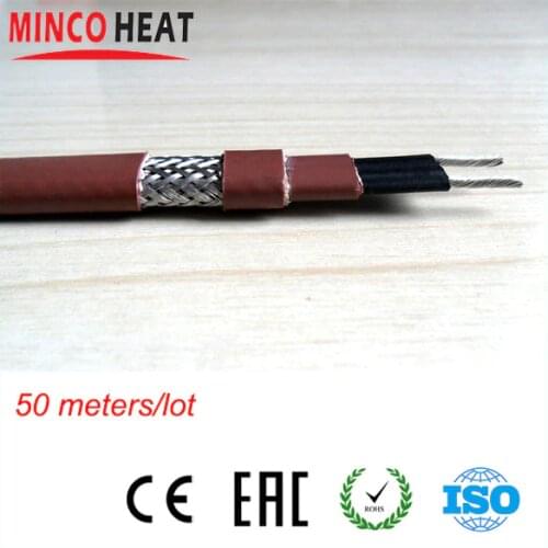 UV Resist Jacket Tinned Copper Shielded Pipe Freeze Protection Self Regulating Heating Cable