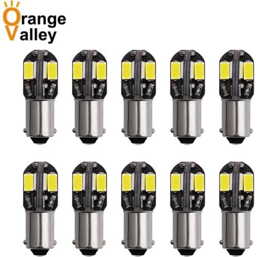 10PCS Ba9s 8 smd 5630 led lamp t4w h6w car led bulb interior lighting car light source parking 12v