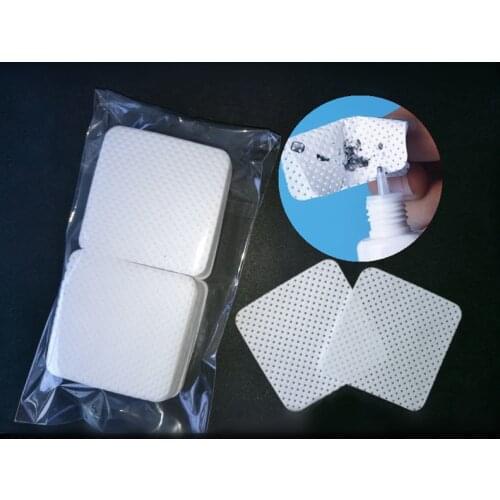 100Pcs Lint-Free Nail Polish Remover Cotton Wipes UV Gel Tips Remover Cleaner Paper Pad Nails Polish Art Cleaning Manicure Tools