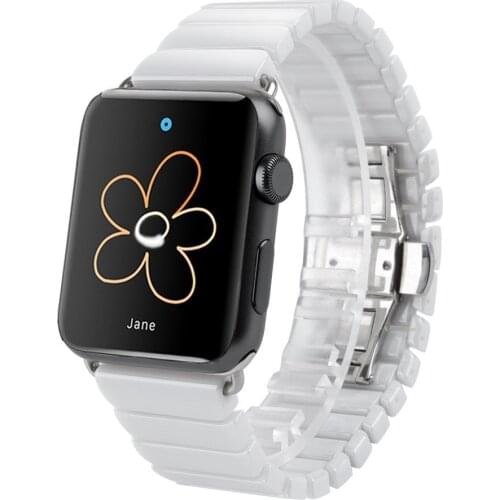 2018 Ceramic band for Apple Watch 38mm 42mm Smart Watch Band Link Bracelet Ceramic for Apple iwatch Series 5 4 3 2