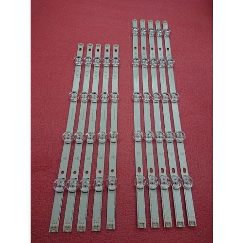 5set=50 PCS LED backlgith strip for LG 49LB5500 49LB620V 49lb6200 49lf5100 49LB5520 49LB550V 6916L-1788A 1789A 1944A 1945A