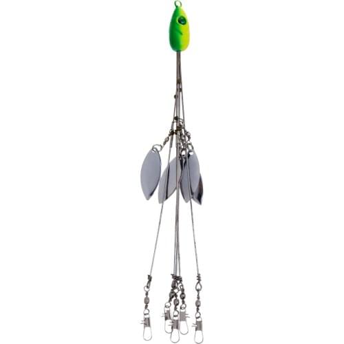 5 Pieces New Alabama Umbrella Fishing Rig Swivel Lure Bait Ocean Boat Fishing Lures