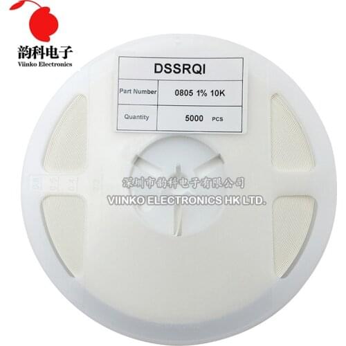 5000pcs 1% 0805 SMD resistor 0R ~ 10M 1/8W 0 0.1 1 10 100 150 220 330 ohm 1K 2.2K 10K 100K 0R 1R 10R 100R 150R 220R 330R 1M 10M