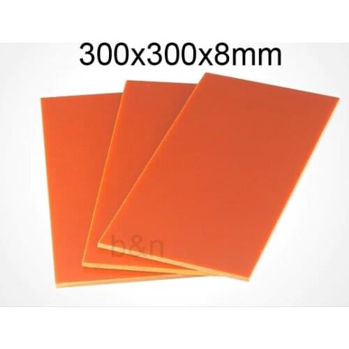 8mm thickness 300x300 bakelite plate insulation board insulating plate Electrical panel plexiform layer phenolic paper laminate