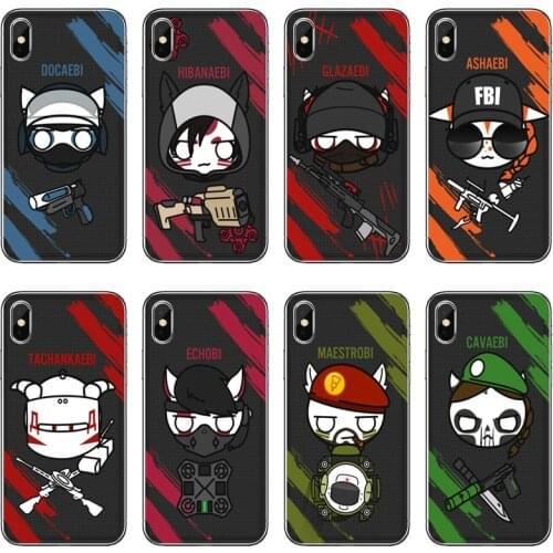 R6 Rainbow Six Siege Mobile Phone Case For Samsung Galaxy Note 10 9 8 5 4 S10E S10 Lite S9 S8 S7 S6 Edge Plus S5 S4 Mini