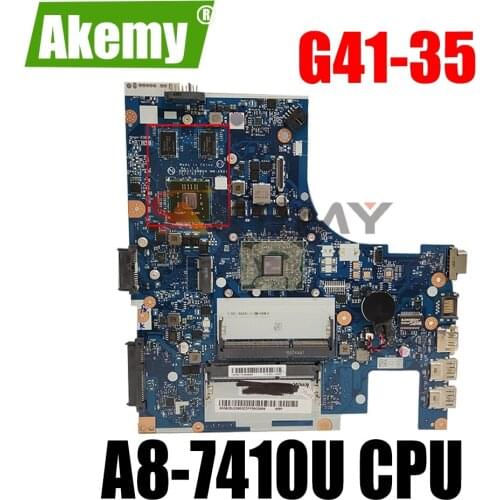 For lenovo G41-35 Laptop motherboard G41-35 BMWQ3/BMWQ4 NM-A401 R5 330M GPU Motherboard ( A8-7410U CPU ) tested 100% work