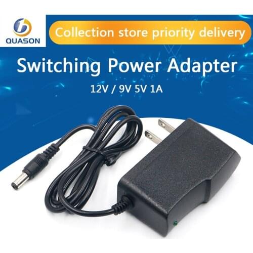 EU Switching power supply 12V 9V 5V /1A switching power supply power adapter light type