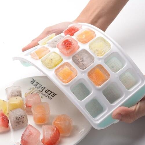 36 Grid Ice Cube Mold Silicone Ice Cube Tray Square Ice Tray Mold Easy Release Silicone Ice Cube Maker Bar Kitchen Accessories