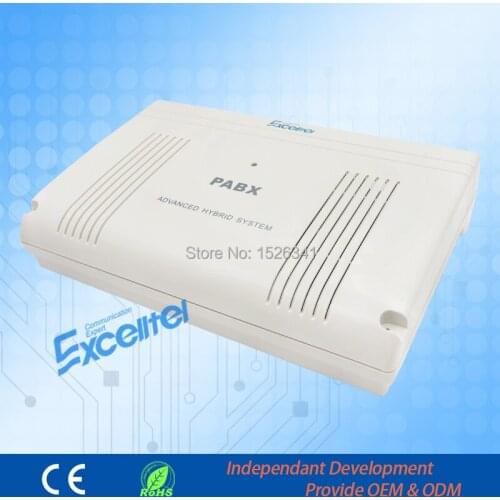 Foshan Excellte / Big capacity PABX/ Phone system / CP1696-1680 16 PSTN line 80 extension