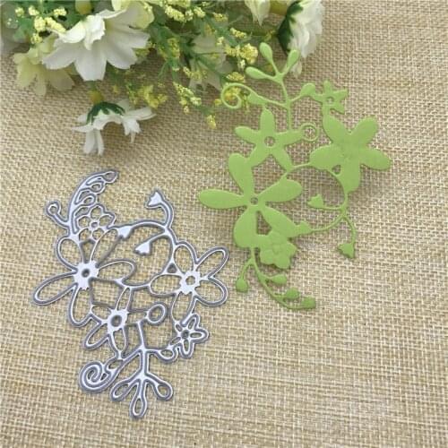 Flowers Metal Cutting Dies Stencils for DIY Scrapbooking Christmas Greeting Cards Decorative Embossing Template