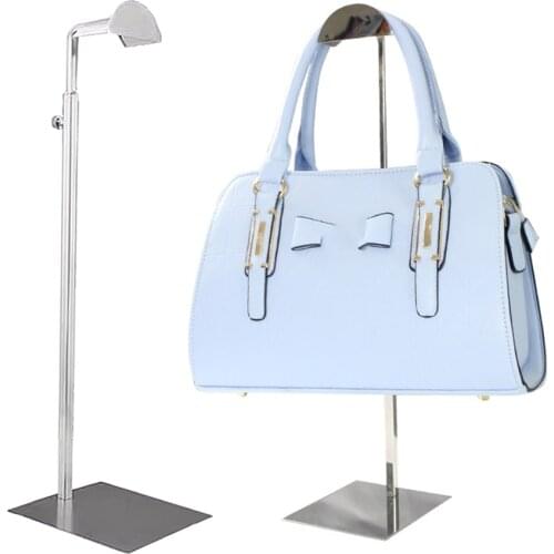 Fashion Metal Adjustable Silk Scarves Handbag Display Stand Stainless Steel High Quality Bag Hanger Holder Rack Storage Holders