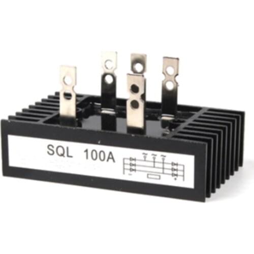 1PCS Bridge Rectifier 5 Terminal Three Phase Diode Module 40A/60A/80A/100A 1600V