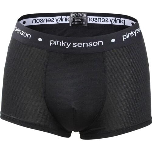 2019 Brand Pinky Senson men sexy underwear male boxers smooth cotton underpants sexy boxer shorts Hombre Sleepwear Panties