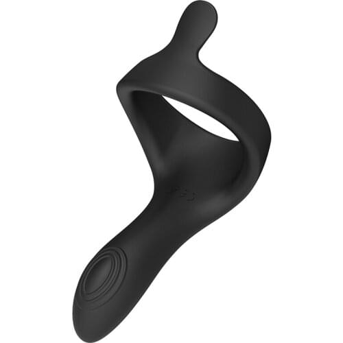 Male Vibrator Penis Ring Delayed Ejaculation Penis Vibration Cock Clitoris Ring Erotic Adult Sex Toys Men Male Masturbator