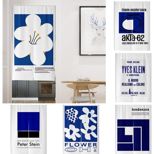 Nordic Door Curtain For living Room Bedroom Blackout Curtain kitchen Linen Fabric for Curtains Home Decoration Half Curtain